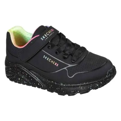 Skechers UNO LITE-RAINBOW SPECKS Lány szabadidőcipő, fekete, méret