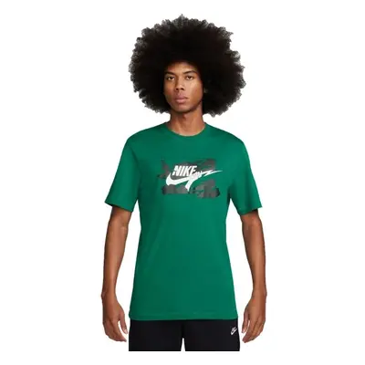 Nike SPORTSWEAR Férfi póló, sötétzöld, méret