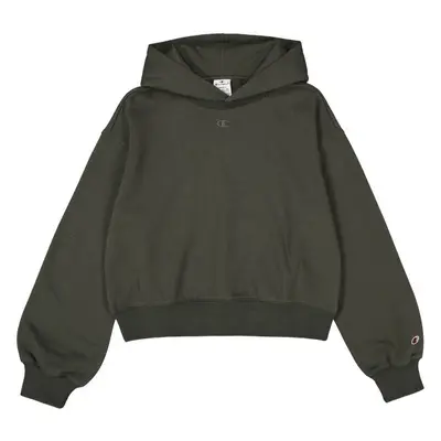 Champion HOODED Női pulóver, khaki, méret