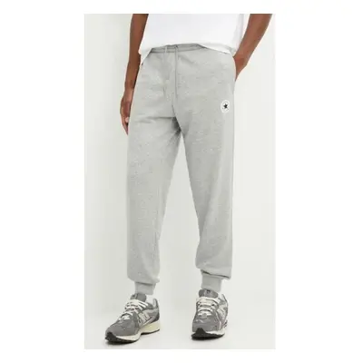 Converse CLASSIC FIT WEARERS LEFT STAR CHEV EMB FLEECE PANT Uniszex melegítőnadrág, szürke, mére