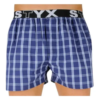 Styx MEN'S BOXERS SHORTS SPORTS RUBBER Férfi alsó, kék, méret