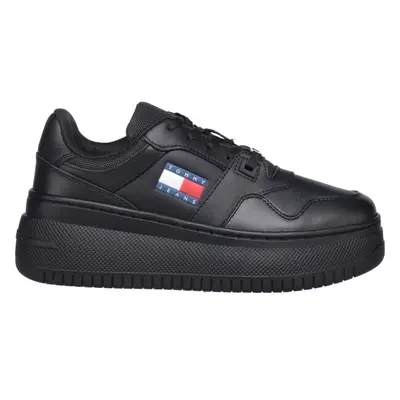 Tommy Hilfiger TJW RETRO BASKET FLATFORM ESS Női teniszcipő, fekete, méret