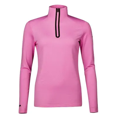 Halti MOODI HALF ZIP SHIRT W Női thermo póló, rózsaszín, méret