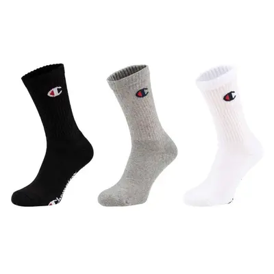 Champion 3PK CREW SOCKS Uniszex zokni, fekete, méret