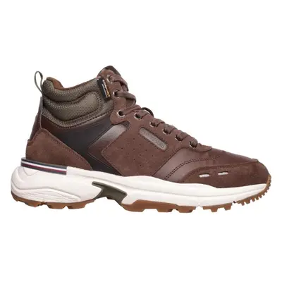 Tommy Hilfiger RUNNER CORDURA LEATHER Férfi cipő, barna, méret