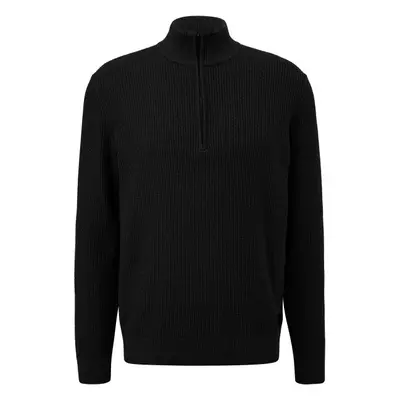 s.Oliver RL KNITTED PULLOVER NOOS Férfi kötött pulóver, fekete, méret