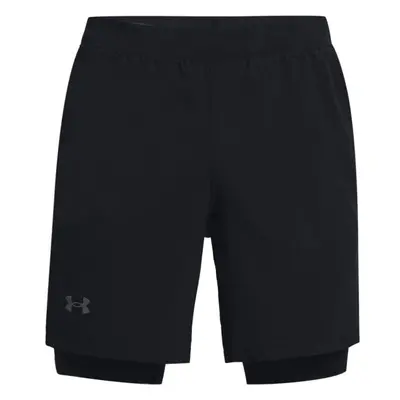 Under Armour UA LAUNCH 7'' 2-IN-1 SHORT Férfi rövidnadrág futáshoz, fekete, méret