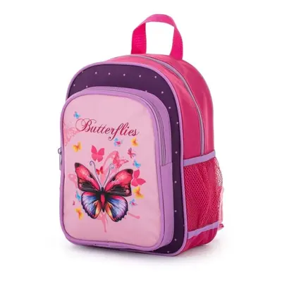 Oxybag KID BACKPACK BUTTERFLY Ovis hátizsák, rózsaszín, méret