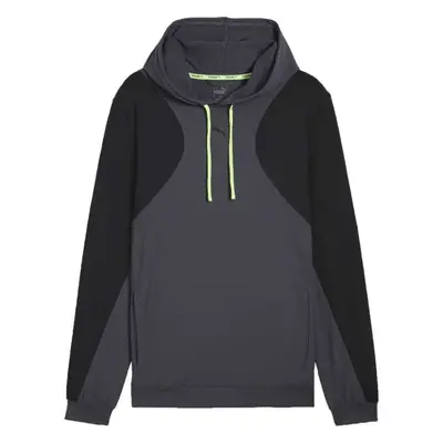 Puma CLOUDSPUN HOODIE Férfi pulóver sportoláshoz, sötétszürke, méret