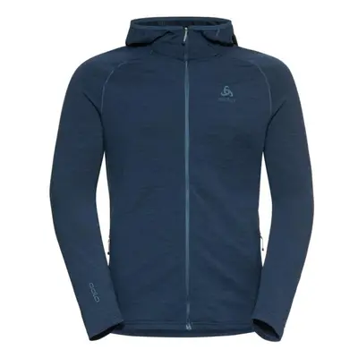 Odlo ASCENT PW MID LAYER HOODY Férfi pulóver, kék, méret