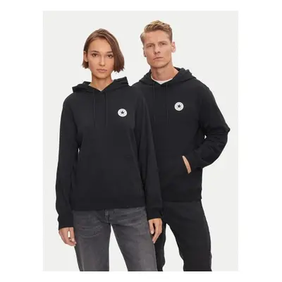 Converse STANDARD UNI FIT LEFT CHEST STAR CHEV EMB HOODIE FT Női pulóver, fekete, méret