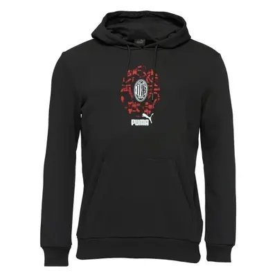 Puma AC MILAN CULTURE HOODIE Férfi pulóver, fekete, méret