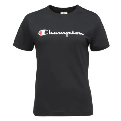 Champion CREWNECK Női póló, fekete, méret