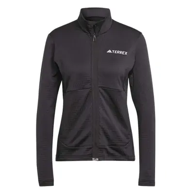 adidas TERREX MULTI LIGHT FLEECE FULL-ZIP W Női pulóver, fekete, méret