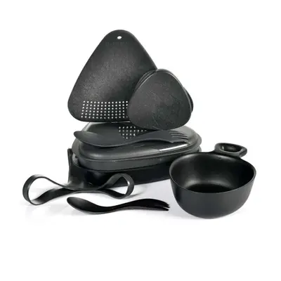 Light my fire OUTDOOR MEALKIT BIO Étkészlet, fekete, méret