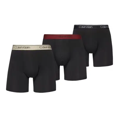 Calvin Klein MICRO STRETCH BOXER BRIEF 3PK Férfi boxeralsó, fekete, méret