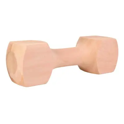 TRIXIE WOODEN DUMBBELL 650G Fa súlyzó apportírozáshoz, barna, méret