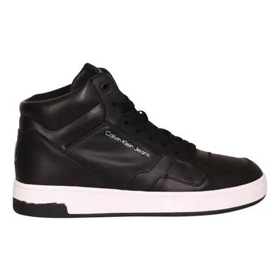 Calvin Klein BASKET CUPSOLE MID LTH-PU Női szabadidőcipő, fekete, méret