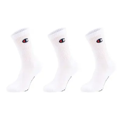 Champion 3PK CREW SOCKS Uniszex zokni, fehér, méret