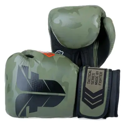 Fighter TACTICAL Bokszkesztyű, sötétzöld, méret