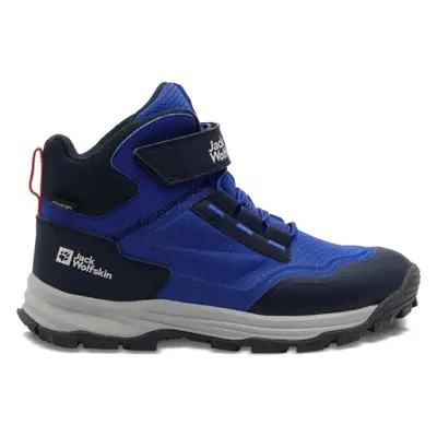 Jack Wolfskin CYROX TEXAPORE MID K Gyerek túracipő, kék, méret