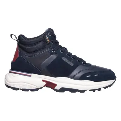 Tommy Hilfiger RUNNER CORDURA LEATHER Férfi cipő, sötétkék, méret