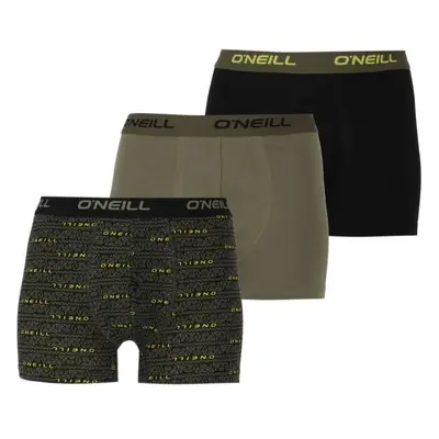 O'Neill BOXER 3-PACK Férfi boxeralsó, khaki, méret