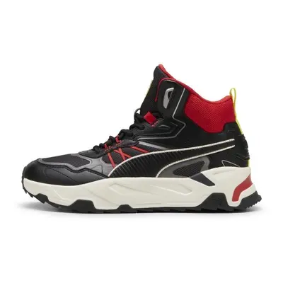 Puma FERRARI TRINITY MID WTR Férfi szabadidőcipő, fekete, méret