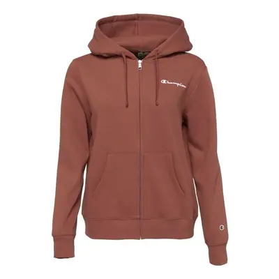 Champion HOODED FULL ZIP Női pulóver, barna, méret