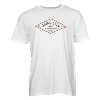 Quiksilver QS DIAMOND LOGO SS Férfi pamutpóló, fehér, méret