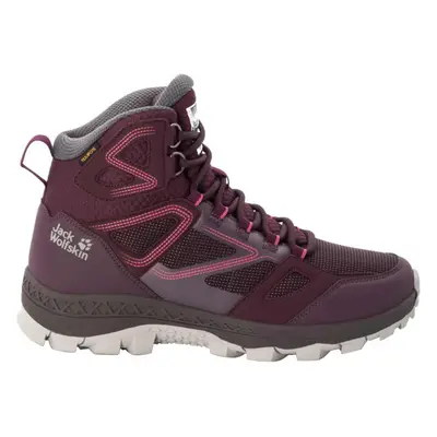 Jack Wolfskin DOWNHILL TEXAPORE MID W Női túracipő, lila, méret