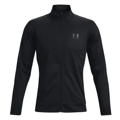 Under Armour PIQUE TRACK JACKET Férfi pulóver edzéshez, fekete, méret