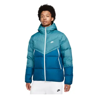 Nike NSW SF WINDRUNNER HD JKT Férfi bélelt kabát, türkiz, méret