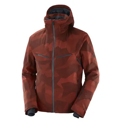 Salomon BRILLIANT JKT Férfi síkabát, piros, méret