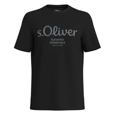 s.Oliver RLBS T-SHIRT SS NOOS Férfi póló, fekete, méret