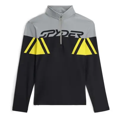 Spyder PODIUM 1/2 ZIP Férfi pulóver, fekete, méret