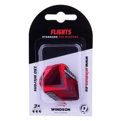 Windson ROUGE Három darab darts toll, piros, méret