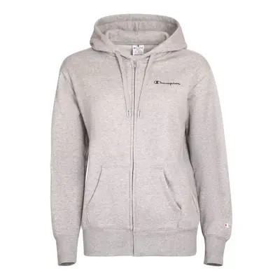 Champion HOODED FULL ZIP SWEATSHIRT Női cipzáras pulóver, szürke, méret