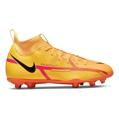 Nike JR PHANTOM GT2 CLUB DF FG/MG Gyerek futballcipő, narancssárga, méret 37.5