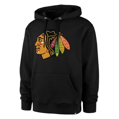 47 NHL CHICAGO BLACKHAWKS IMPRINT HELIX PULLOVER HOOD Férfi pulóver, fekete, méret