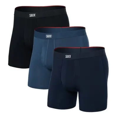 SAXX VIBE EXTRA SUPER SOFT 3PK Férfi bokszeralsó, sötétkék, méret