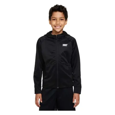 Nike TF HOODIE FZ GFX Fiú pulóver, fekete, méret