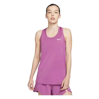 Nike DF LEG RACEBACK TANK W Női edzőtop, lila, méret