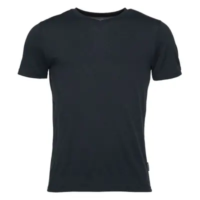 Devold HAREID MERINO TEE V-NECK Férfi merinó póló, fekete, méret