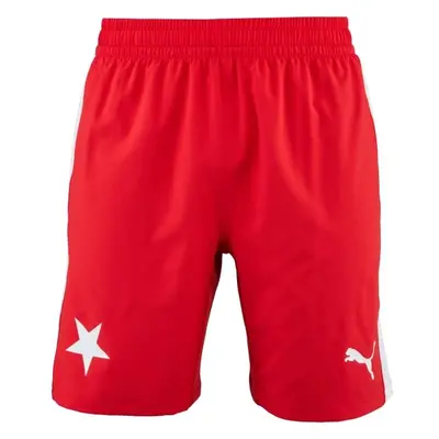 Puma SKS SHORTS CB PROMO Férfi futball rövidnadrág, piros, méret