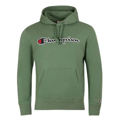 Champion HOODED SWEATSHIRT Férfi pulóver, zöld, méret