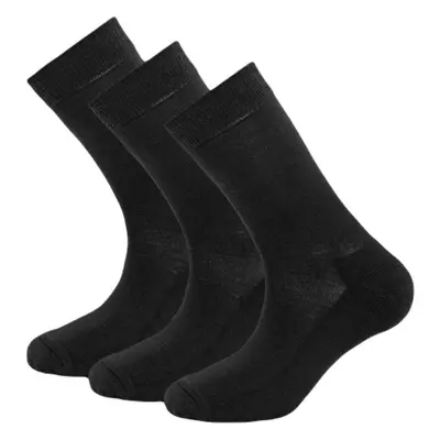 Devold DAILY MERINO MEDIUM SOCK 3PK Férfi gyapjú zokni, fekete, méret