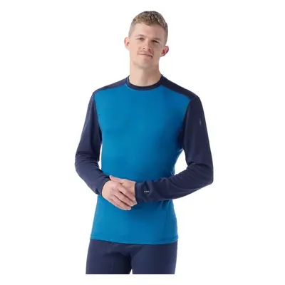 Smartwool CLASSIC THERMAL MERINO BL CREW BOXED Férfi póló, kék, méret