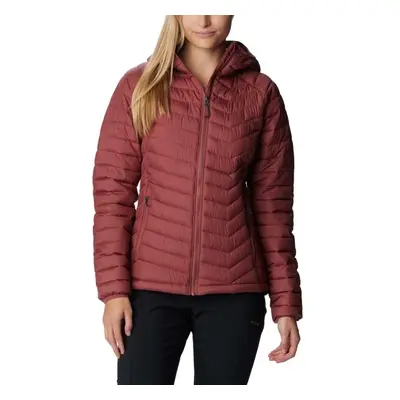 Columbia POWDER LITE HOODED JACKET Női kabát, bordó, méret