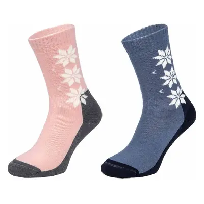 KARI TRAA WOOL SOCK 2PK Női gyapjúzokni, kék, méret